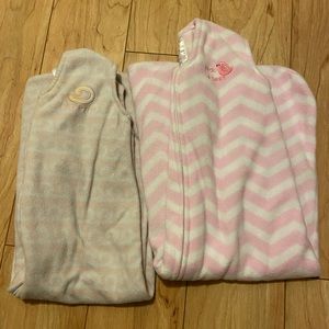 2 halo sleep sacks, size S, pink